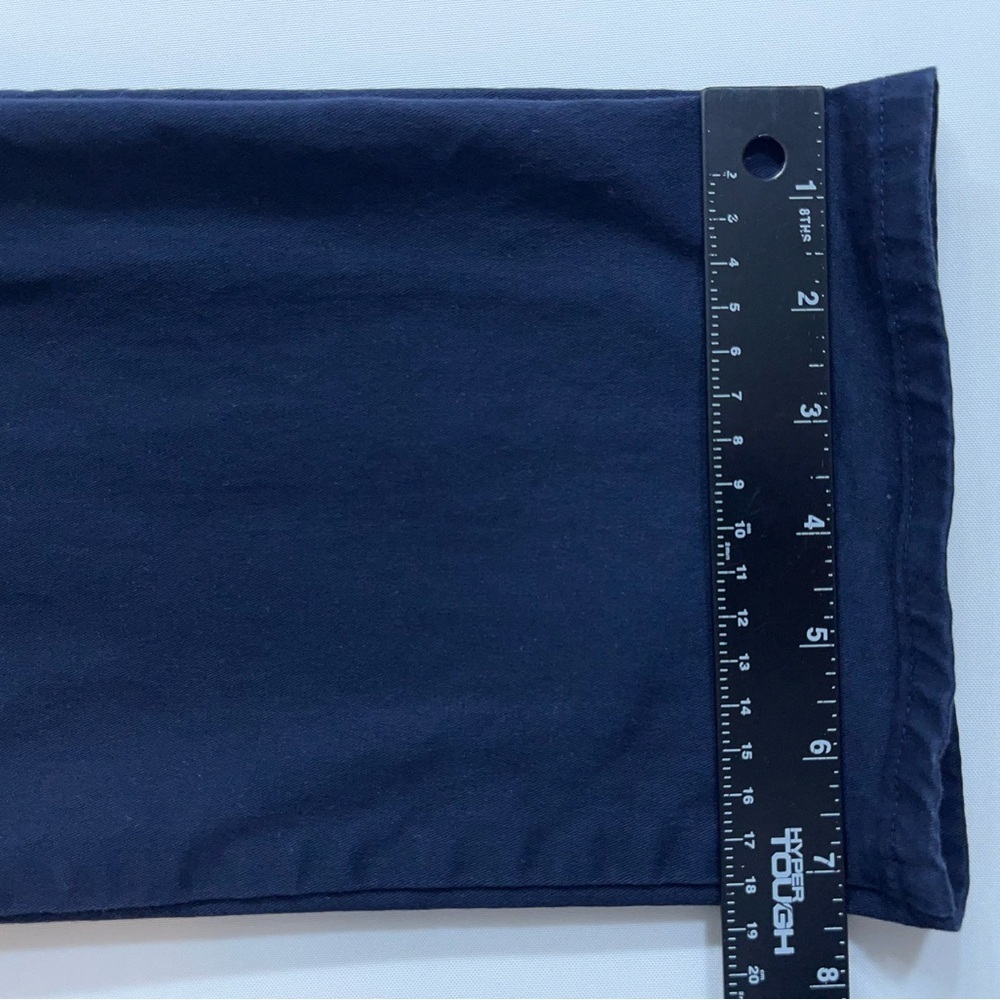 Alton Lane Pants Mens Size 34 Slim Five Pocket Chino Blue Stretch 33 in Inseam - Picture 10 of 15